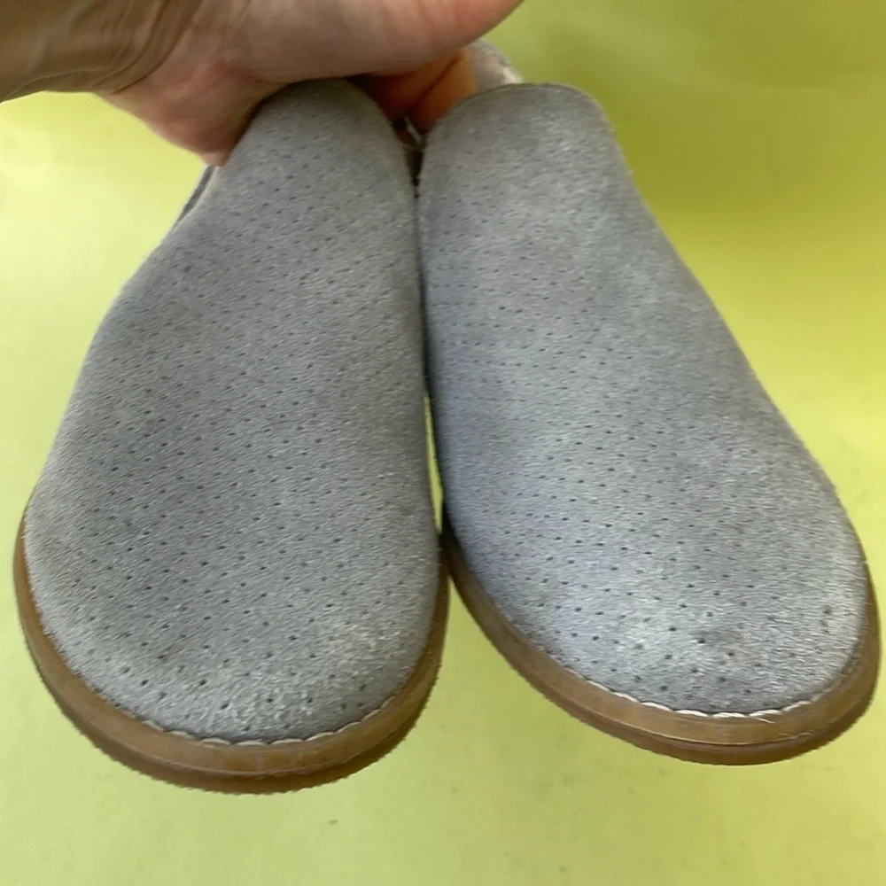 Hush Puppies Gray Suede Loafers - Picture 5 of 11
